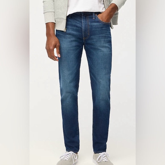 J.Crew Other - J Crew Flex Straight Fit Mens Dark Wash Jeans W34 L34 Stretch Denim‎